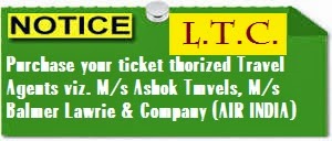 Clarification regarding purchase of Air Tickets from Authorized Travel Agents for the purpose of LTC