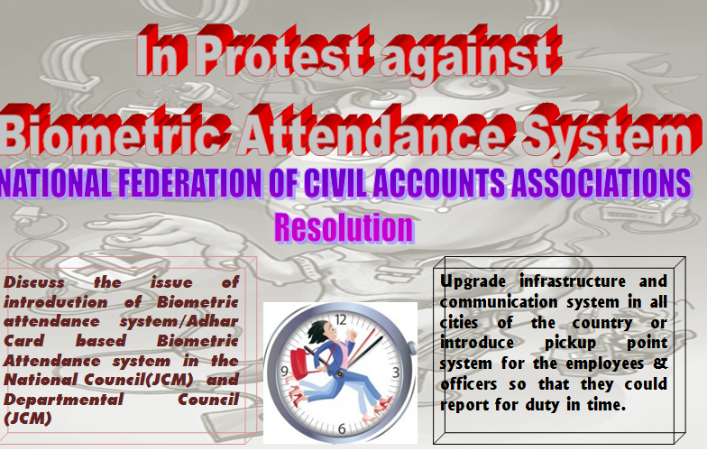 protest+against+biometric+attendance+system