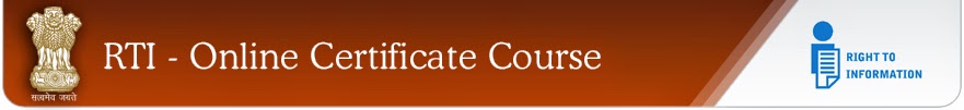 RTI Online Certificate Course: DoPT requests to enroll PIO and First Appellate Authorities RTI Online Certificate Course: DoPT requests to enroll PIO and First Appellate Authorities