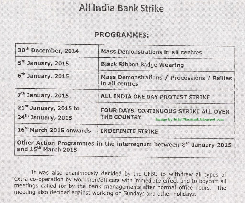 Bank Strike: IBAโs letter to Chief Executives of Member Banks which are parties to the Bipartite Settlement Bank Strike: IBAโs letter to Chief Executives of Member Banks which are parties to the Bipartite Settlement