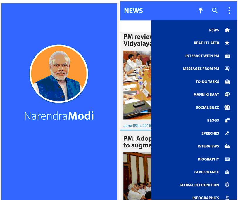 Narendra Modi Mobile app