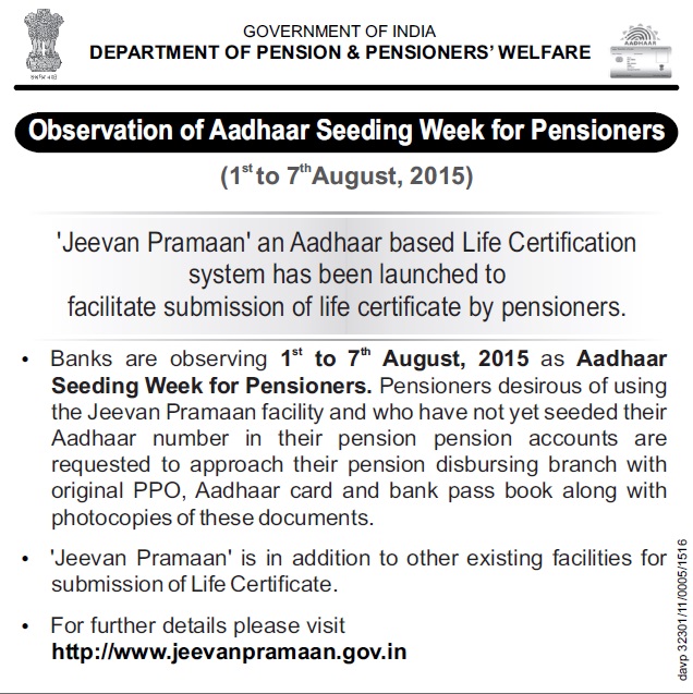 aadhar+seeding+week+pensioners+advertisement