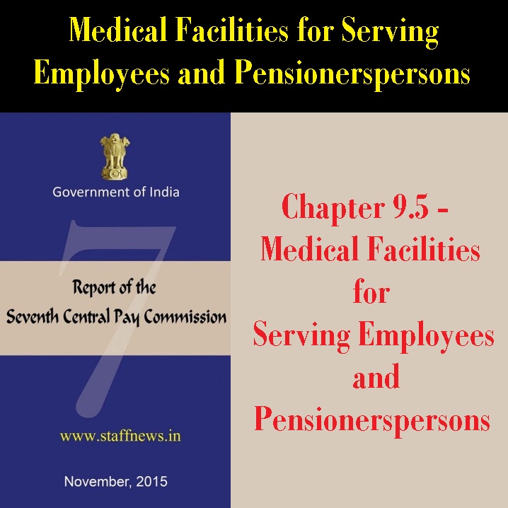 Seventh Pay Commission Report: Medical Facilities – Health Insurance Scheme, CGHS, ECHS, CS(MA), Fixed Medical Allowance etc.