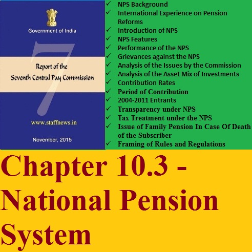 Seventh Pay Commission Report – National Pension System