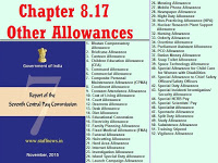 Seventh Pay Commission Report: Other Allowance ( CEA, DA, NPA, Family Planning, FMA, HAA, BCA, NDA, OTA, Ration Money, SDA etc. – total 52 Allowances)