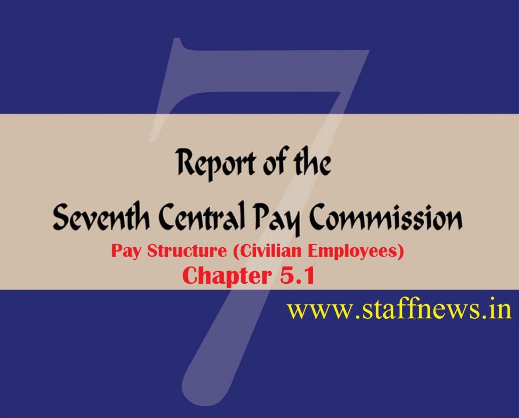 Seventh Pay Commission Report: Pay Structure (Civilian Employees) Chapter 5.1