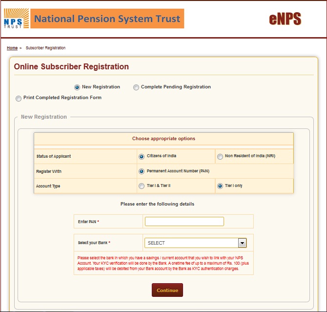 enps-online-new-registration
