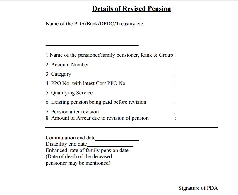 Issue of Pension Slip to Defence Pensioners/family pensioners: PCDA Circular 184