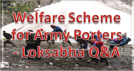 Welfare Scheme for Army Porters Welfare Scheme for Army Porters
