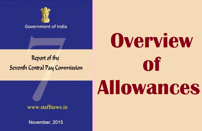 Seventh Pay Commission Report:Overview of Allowance Chapter 8.2