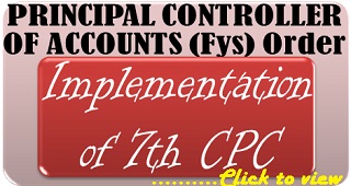 Implementation of the 7th CPC for each and every employee: PCA(Fys) Order Implementation of the 7th CPC for each and every employee: PCA(Fys) Order