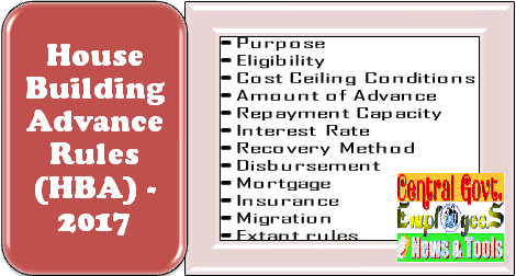 House Building Advance Rules (HBA) – 2017 – MoHUA Office Memorandum