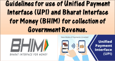 Enable all digital payment modes for collection of Govt. Revenue: Fin Min OM instructs to all Ministries/Department Enable all digital payment modes for collection of Govt. Revenue: Fin Min OM instructs to all Ministries/Department
