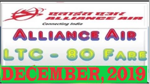 Alliance Air LTC-80 Fare for December, 2019