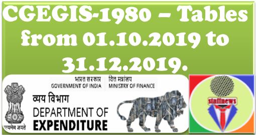 CGEGIS-1980 – Tables from 01.10.2019 to 31.12.2019