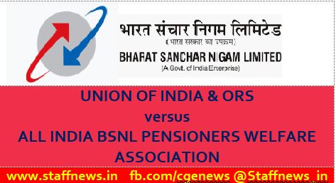 Court Order : Payment of Pension to Employees who Retired from the DOT between 1st October, 2000 and 31st July, 2001 : BSNL