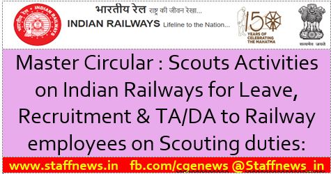 Scouts Activities on Indian Railways