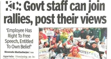 Govt staff can join rallies, post views on social media: High Court