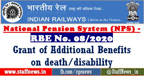 National Pension System Additional Benefit on Death/Disability – Clarification RBE No. 08/2020