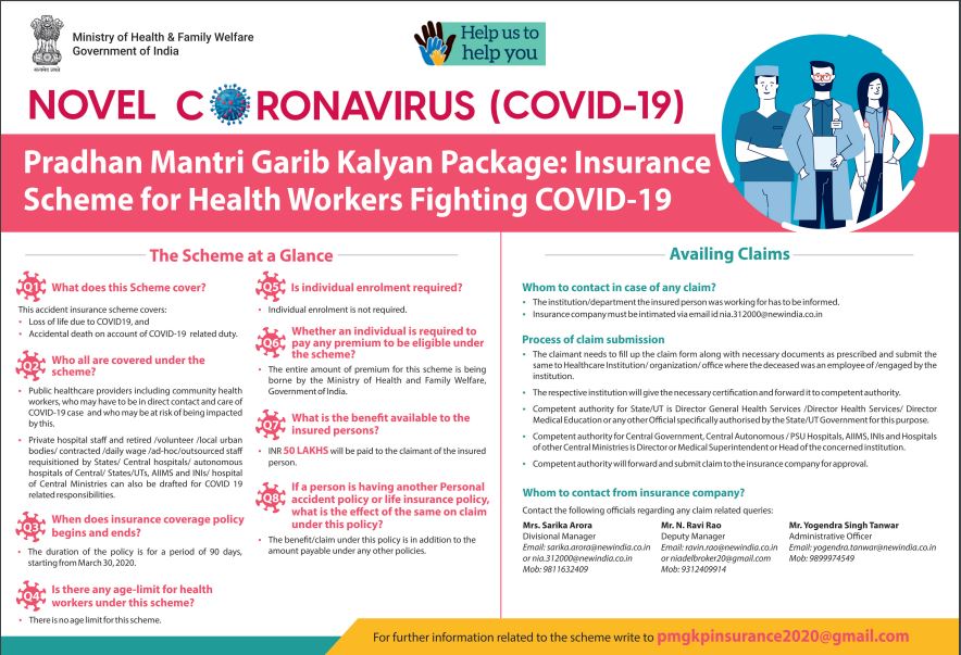 17 FAQs on Insurance Scheme for Health Workers Fighting COVID-19: Know all about  Pradhan Mantri Garib Kalyan Package