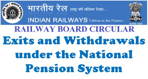 Exits and Withdrawals under the National Pension System: Railway Board Order