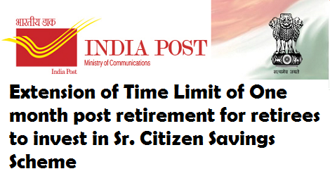 Extension of Time Limit of One month post retirement