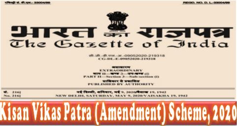 Kisan Vikas Patra (Amendment) Scheme 2020: Maturity Period and Premature Closure Value Table