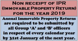 non-receipt-of-ipr-immovable-property-return-for-the-year-2019
