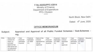 appraisal-and-approval-of-all-public-funded-schemes-sub-schemes