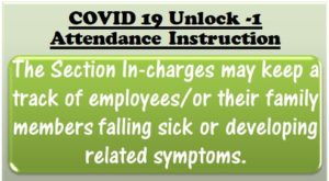 covid-19-unlock-1-attendance-instructions-section-in-charge-to-keep-track-of-employees
