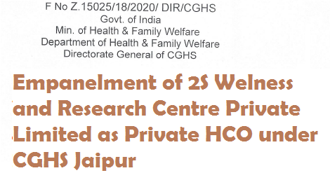 empanelment-of-2s-welness-and-research-centre-private-limited-as-private-hco-under-cghs-jaipur