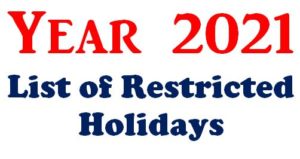 list-of-restricted-holidays-for-2021