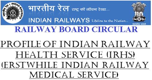 Profile of Indian Railway Health Service (IRHS) (Erstwhile Indian Railway Medical Service (IRMS)