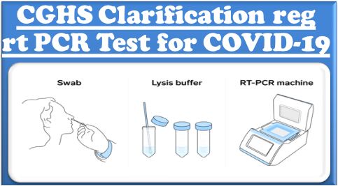 rt PCR Test for COVID 19 : Clarification by CGHS
