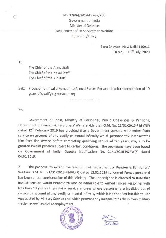invalid-pension-to-armed-forces-personnel-desw-order-page-1