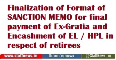 finalization-of-format-of-sanction-memo-for-final-payment-of-ex-gratia