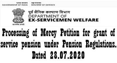 processing-of-mercy-petition-for-grant-of-service-pension-desw-order