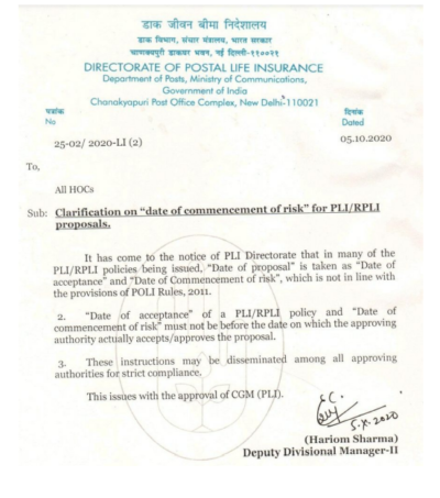 date-of-commencement-of-risk-for-pli-rpli-proposals-dop-clarification-dt-05-oct-2020