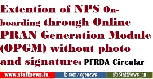 NPS On-boarding through Online PRAN