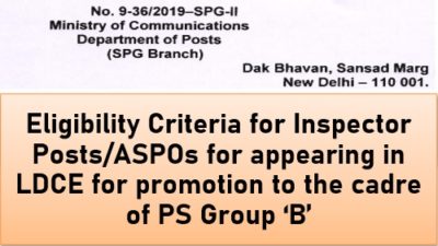 eligibility-criteria-for-inspector-posts-aspos-for-appearing-in-ldce-for-promotion-to-the-cadre-of-ps-group-b