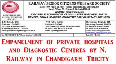 empanelment-of-private-hospitals-and-diagnostic-centres-by-n-railway-in-chandigarh-tricity