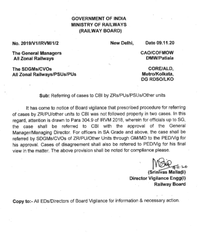 referring-of-cases-to-cbi-by-zrs-pus-psus-other-units-railway-board-order