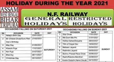 holiday-list-during-the-year-2021-for-offices-of-n-f-railway