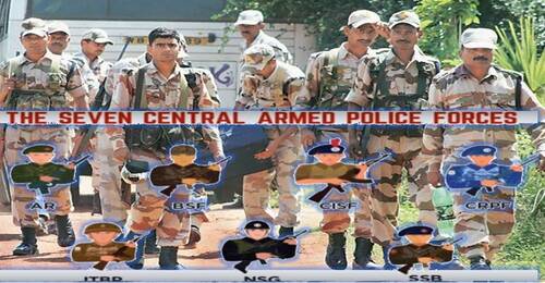 Vacancies in Premilitary and Police Forces and details of recruitment made during 5 years