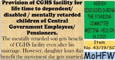 provision-of-cghs-facility-for-life-time-to-dependent-disabled-mentally-retarded-children