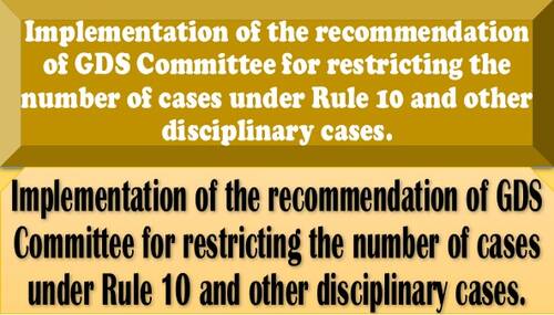 Ceiling on the appearing as Defence Assistants by the Retired Government Servants under Rule 10 of GDS (Conduct and Engagement) Rules, 2020