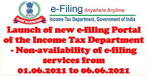 Income Tax Department is going to launch a new e-Filing Portal