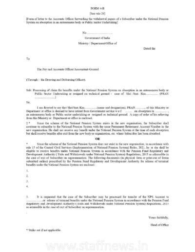 Form 4-B CCS NPS Rules 2021_English
