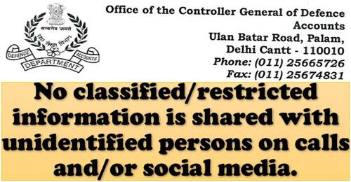 Unauthorized communication/revelation of classified information – CGDA order