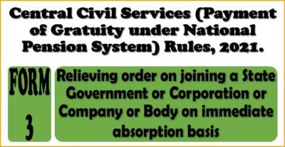 form-3-relieving-order-on-joining-state-corporation-on-absorption